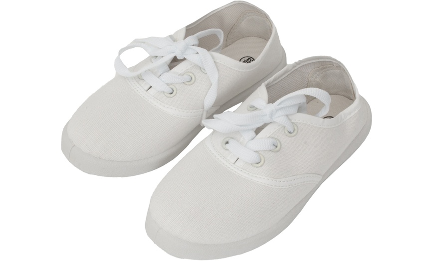 Image 8: Kid's Slip on School Shoes