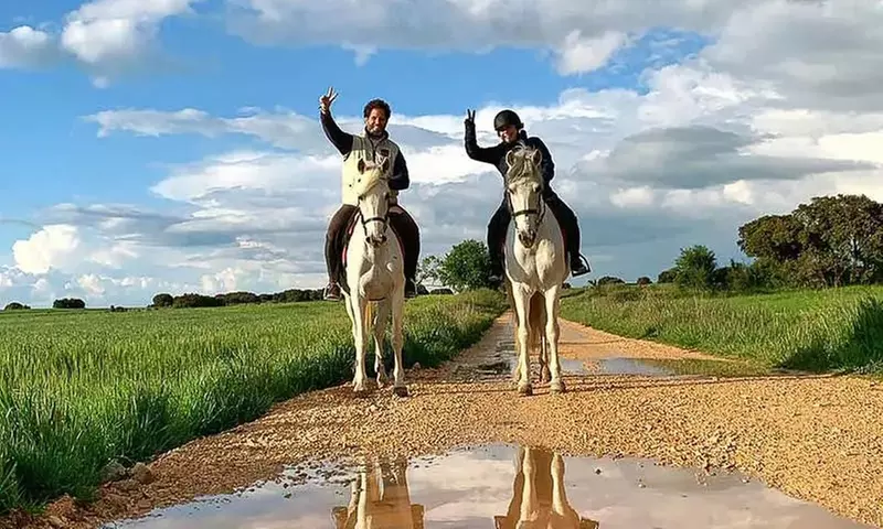 Ruta a caballo con opción a clase de iniciación para 1, 2 o 4 personas