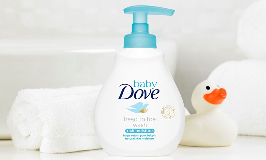 Image 2: Two Baby Dove Rich Moisture Body Washes