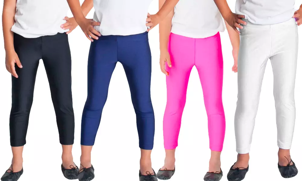 Kiddo Girls' Full-Length Seamless Leggings (3-Pack) - Primary Image