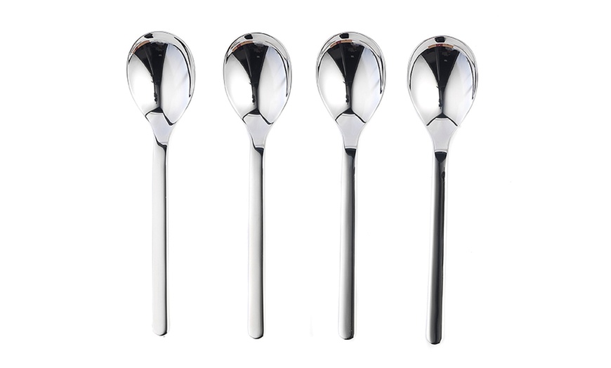 Image 41: Polished Steel Cutlery Set