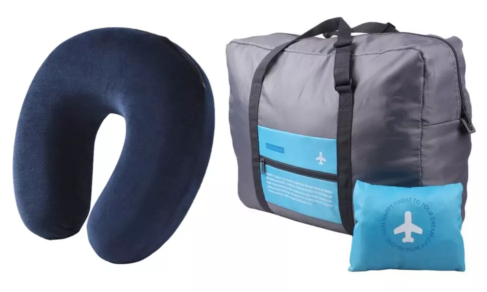 Accessoires de voyage, sac pliable et coussin - Primary Image