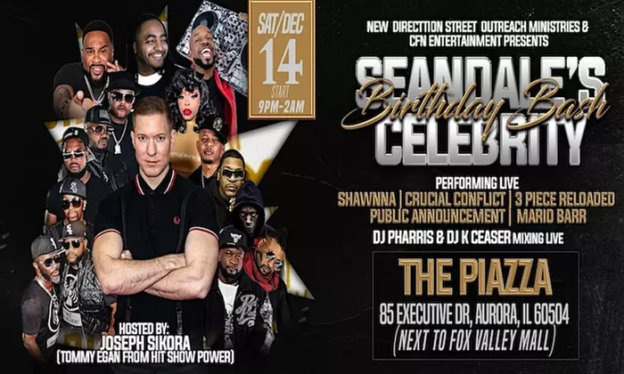 Seandale's Celebrity Birthday Bash W/ Shawnna, Crucial Conflict, 3 Piece & More at 9 p.m. (Up to 77% Off) - Primary Image