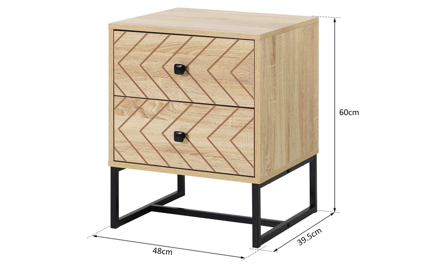 Image 9: Zig-Zag Drawer Cabinet