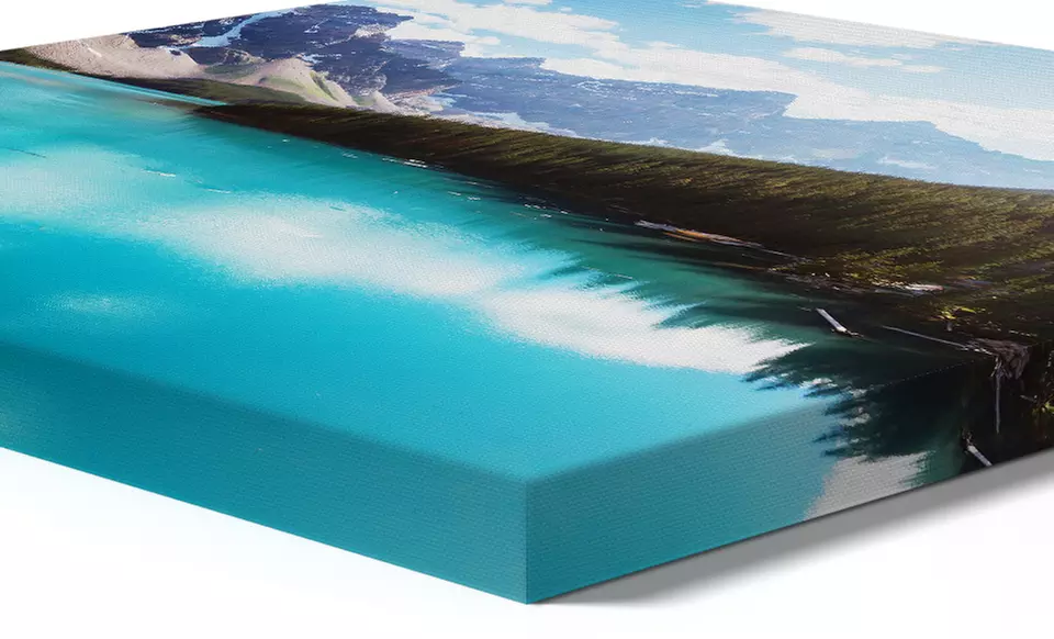 Foto-Leinwand mit Wunschmotiv im Format 75 x 50 cm bei Photo Gifts (bis zu 82% sparen*) - Second Medium