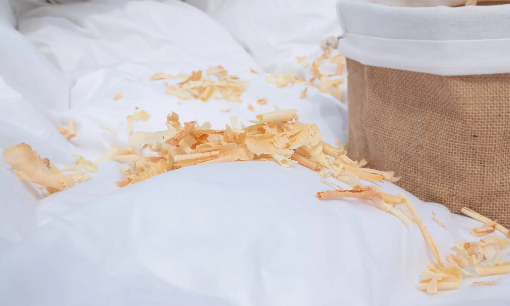 Feder- und Daunen-Kopfkissen mit Zirbenholz