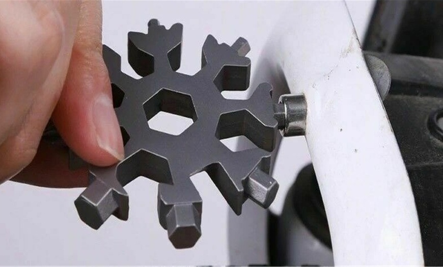 Image 5: One or Two 18-in-1 Snowflake Stainless Steel Multi Tools