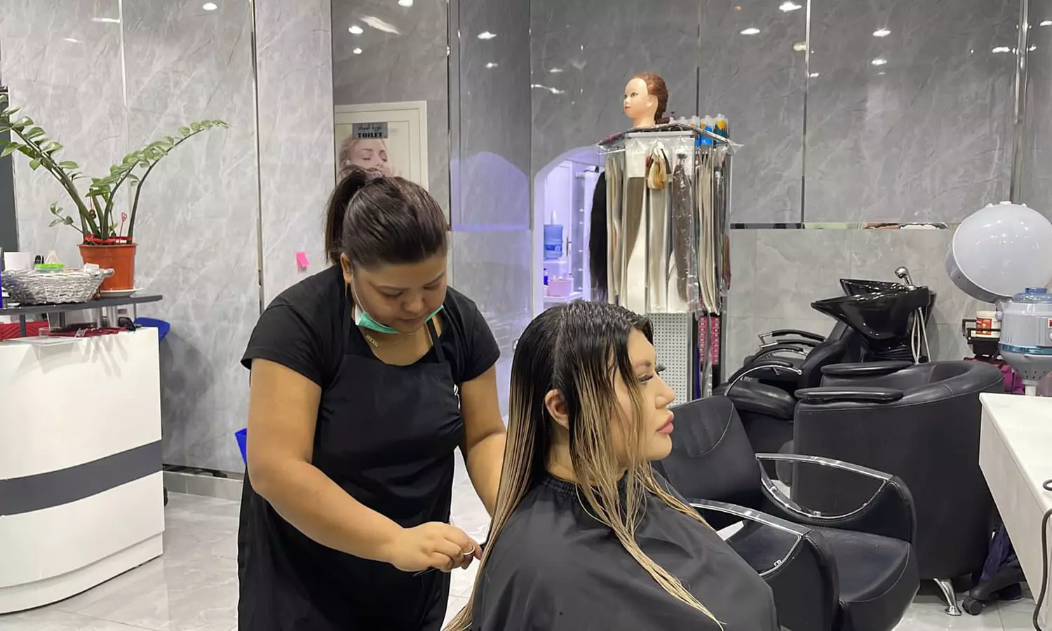 Moroccan Bath, Hair Mask, Blow Dry, Mani-Pedi, Brow Threading, & More