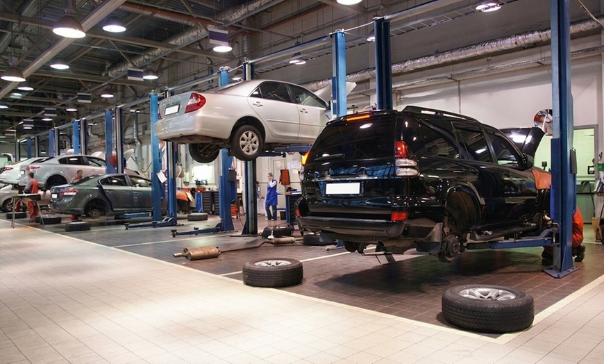 Image 2: Synthetic Blend or Full Synthetic Oil Change & Brake Fluid Service