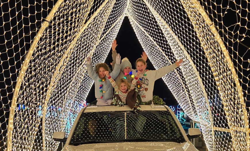 Image 1: Santa's Rock n' Lights: Drive-Thru Holiday Light Show