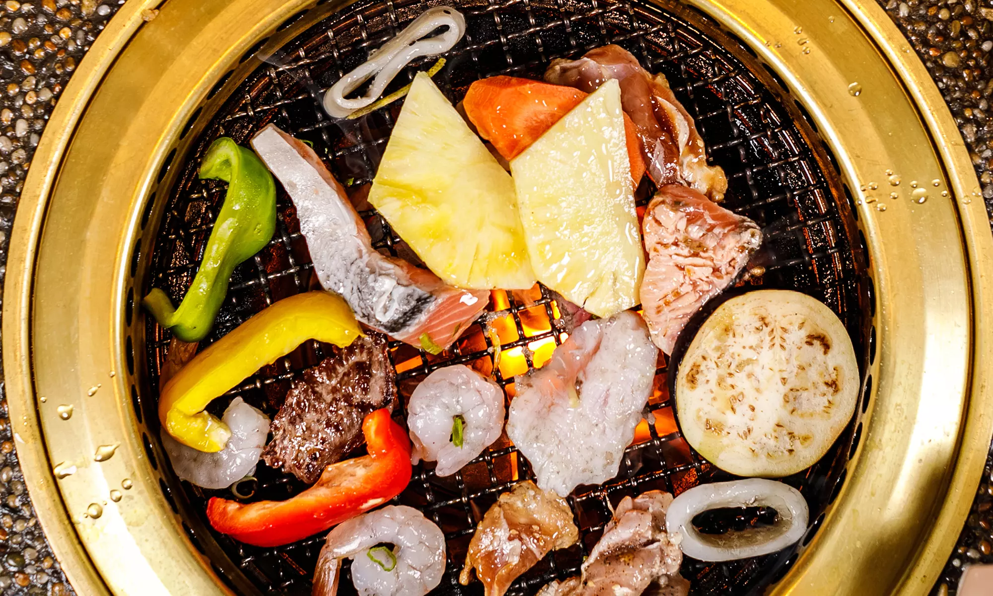 5* Korean BBQ Buffet with Beverages for a Child, or upto Four Adults