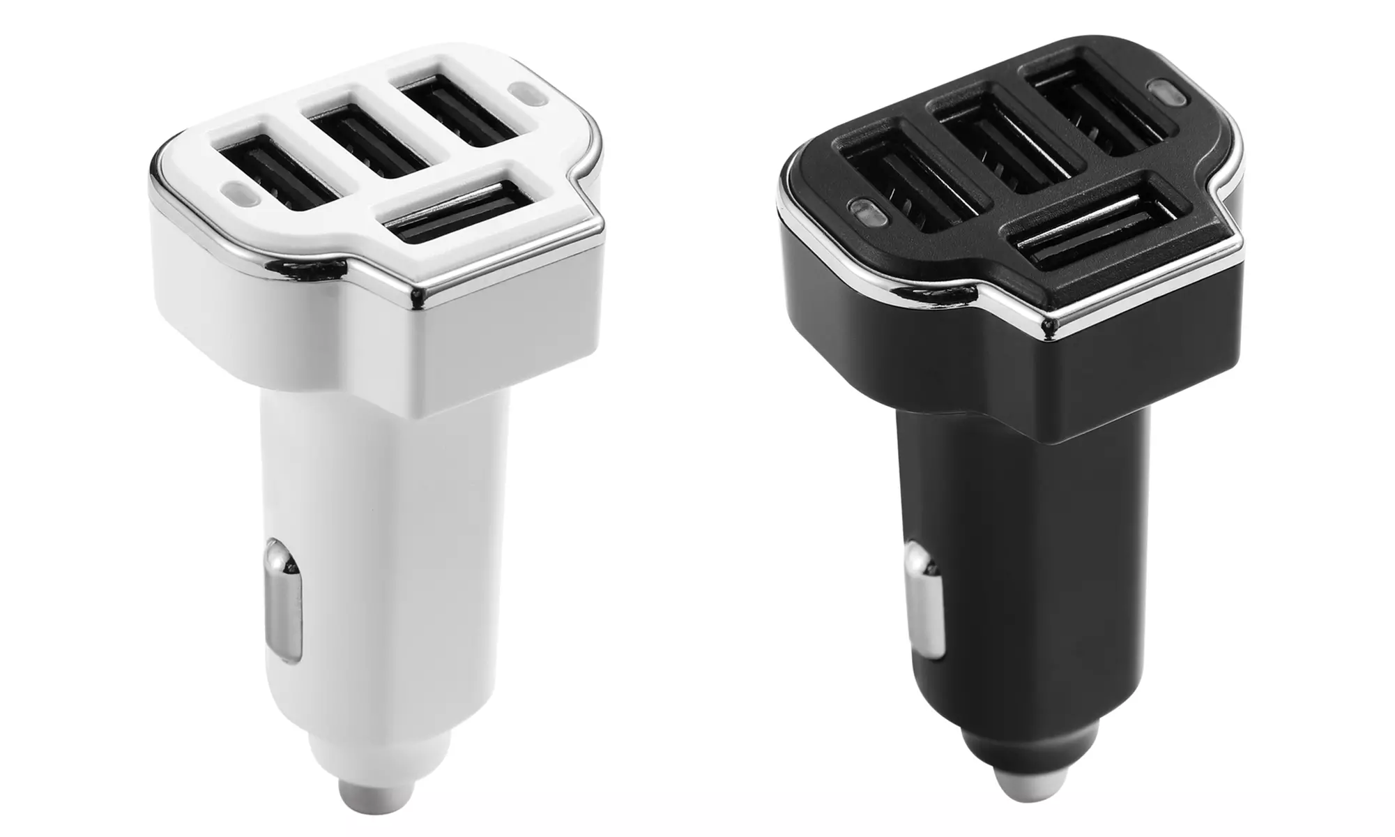 LAX Gadgets 4-Port USB Rapid Car Charger for Apple and Android Devices - Primary Image