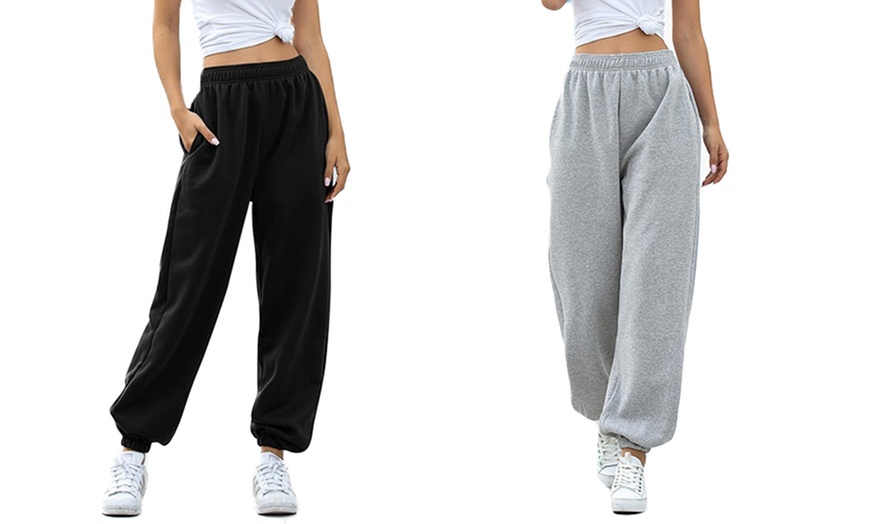 Image 1: Women's Oversized Joggers