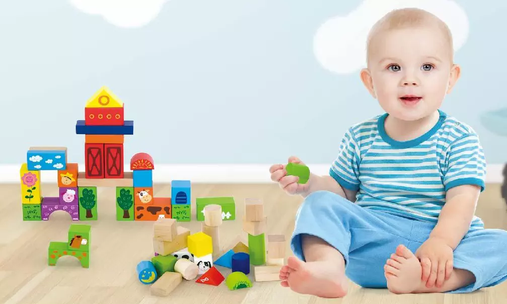 Ensemble de blocs de construction pour enfants Viga - Primary Image