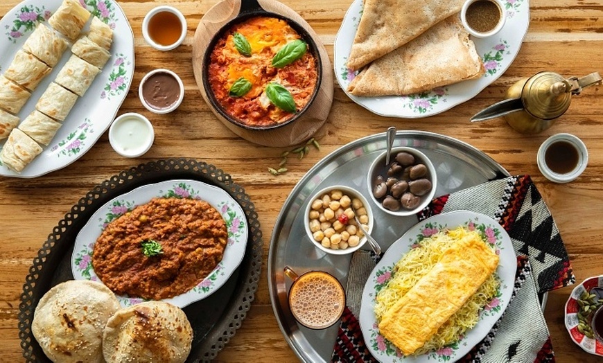 Breakfast with Side and Drink - Al Fanar Restaurant And Cafe | Groupon