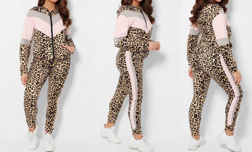 Image 5: Leopard Print Tracksuit