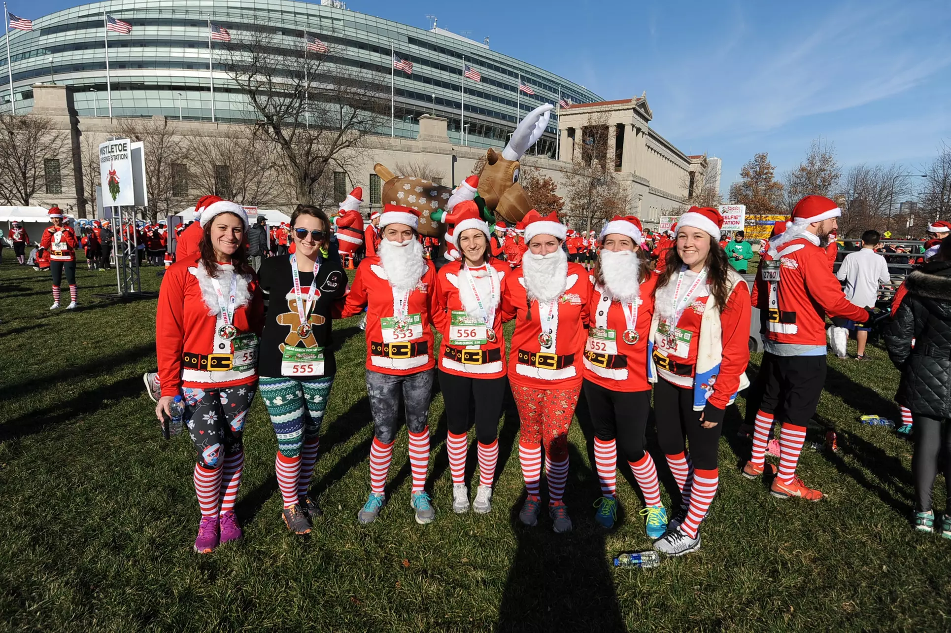 Santa Hustle 5K Registration for One, two, or Four at Chicago (Up to 40% Off) - Primary Image