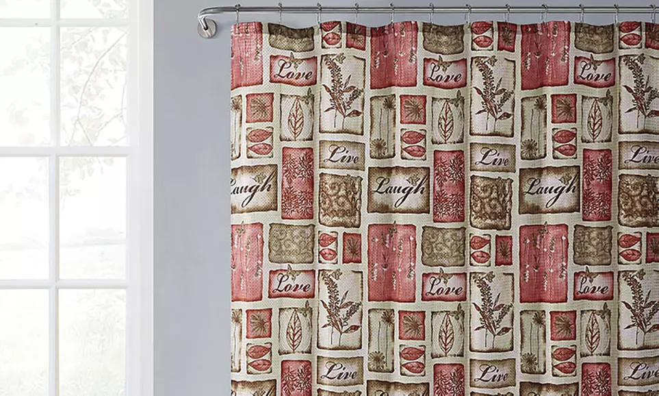 Shower Curtain and Hooks Set (13-Piece) - Primary Image