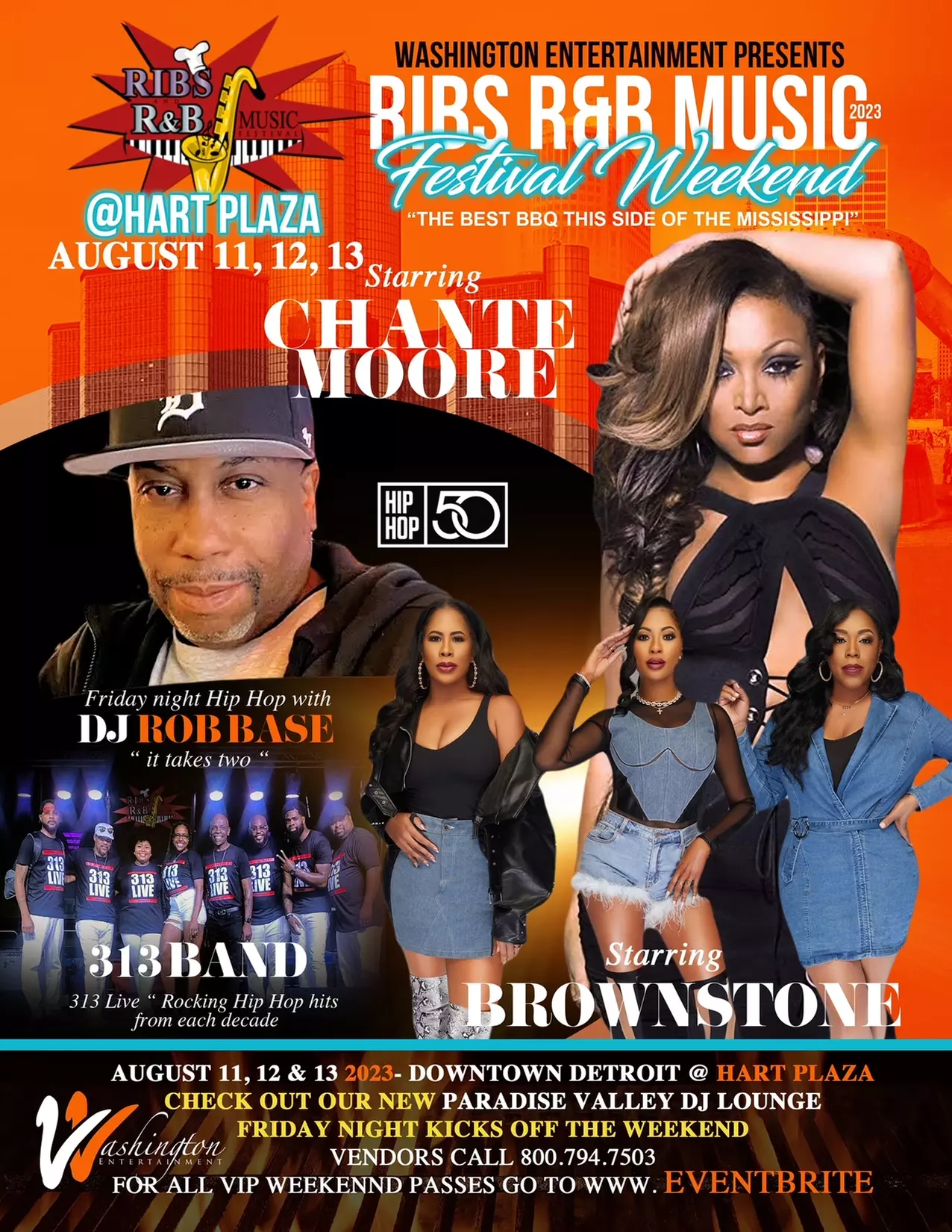 Ribs and R&B Music Festival Weekend on August 11-13 at 11:30 a.m.  - Primary Image