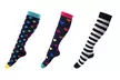 Lot de 3 paires de chaussettes de compression pour femmes - Second Medium