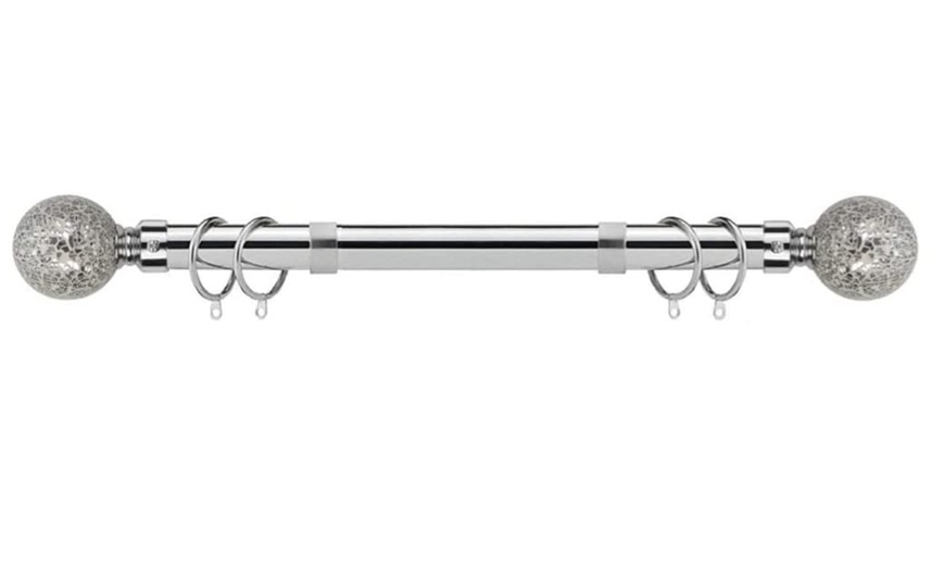 Image 11: Extendable Curtain Pole Set