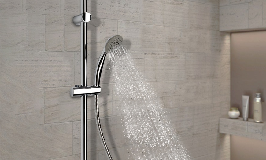 Image 1: Croydex Flexi Fit Shower