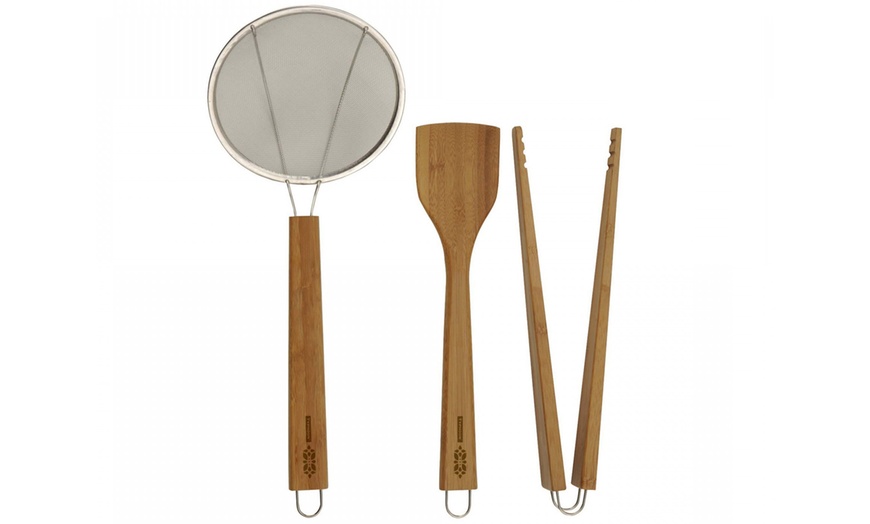 Image 7: Typhoon Wok and Utensil Set