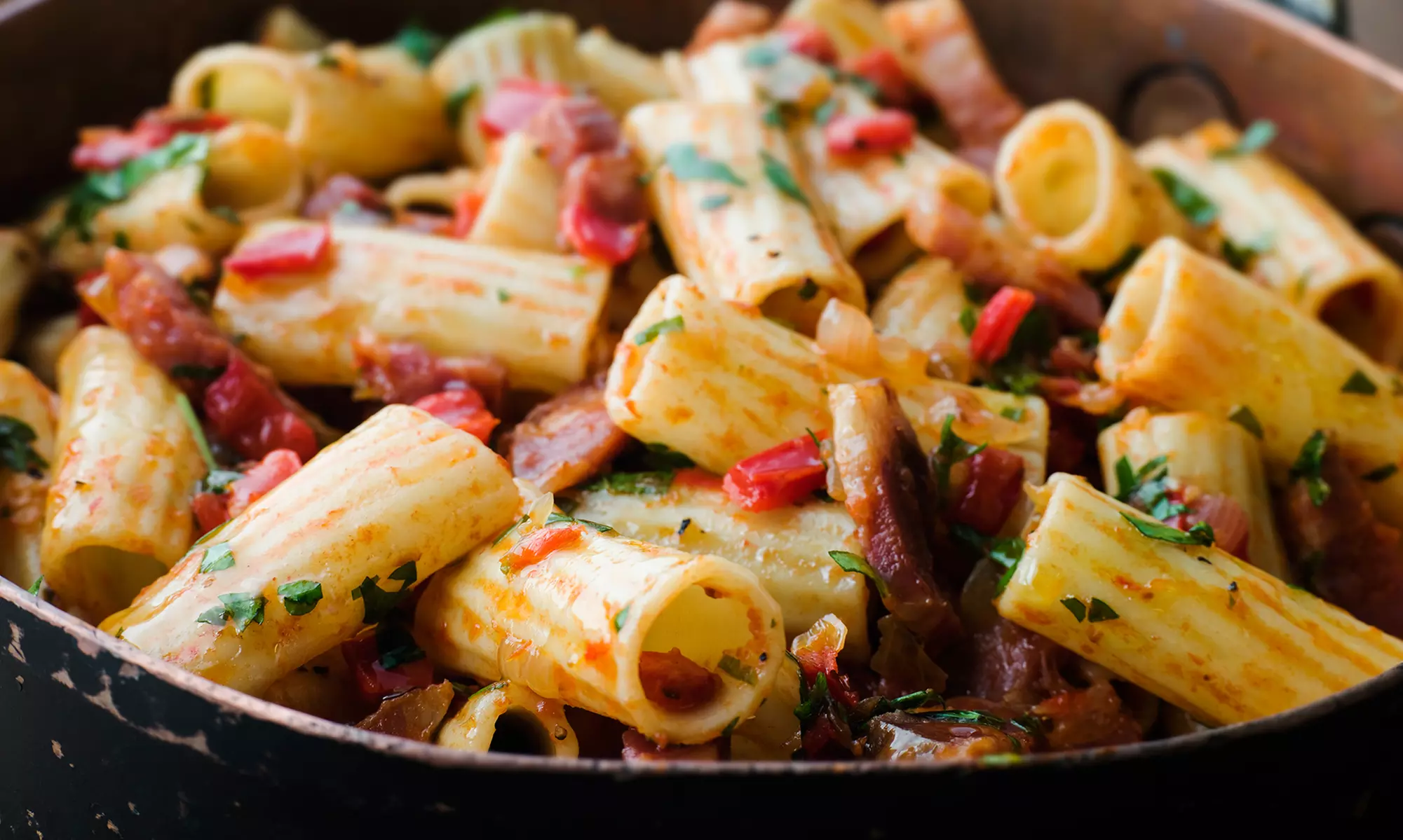 2 Rigatoni Alla Vodka or 1 Margherita Pizza and 1 Bruschetta w/ Cheese at Il Fornaro Restaurant (Up to 0% Off) - Primary Image