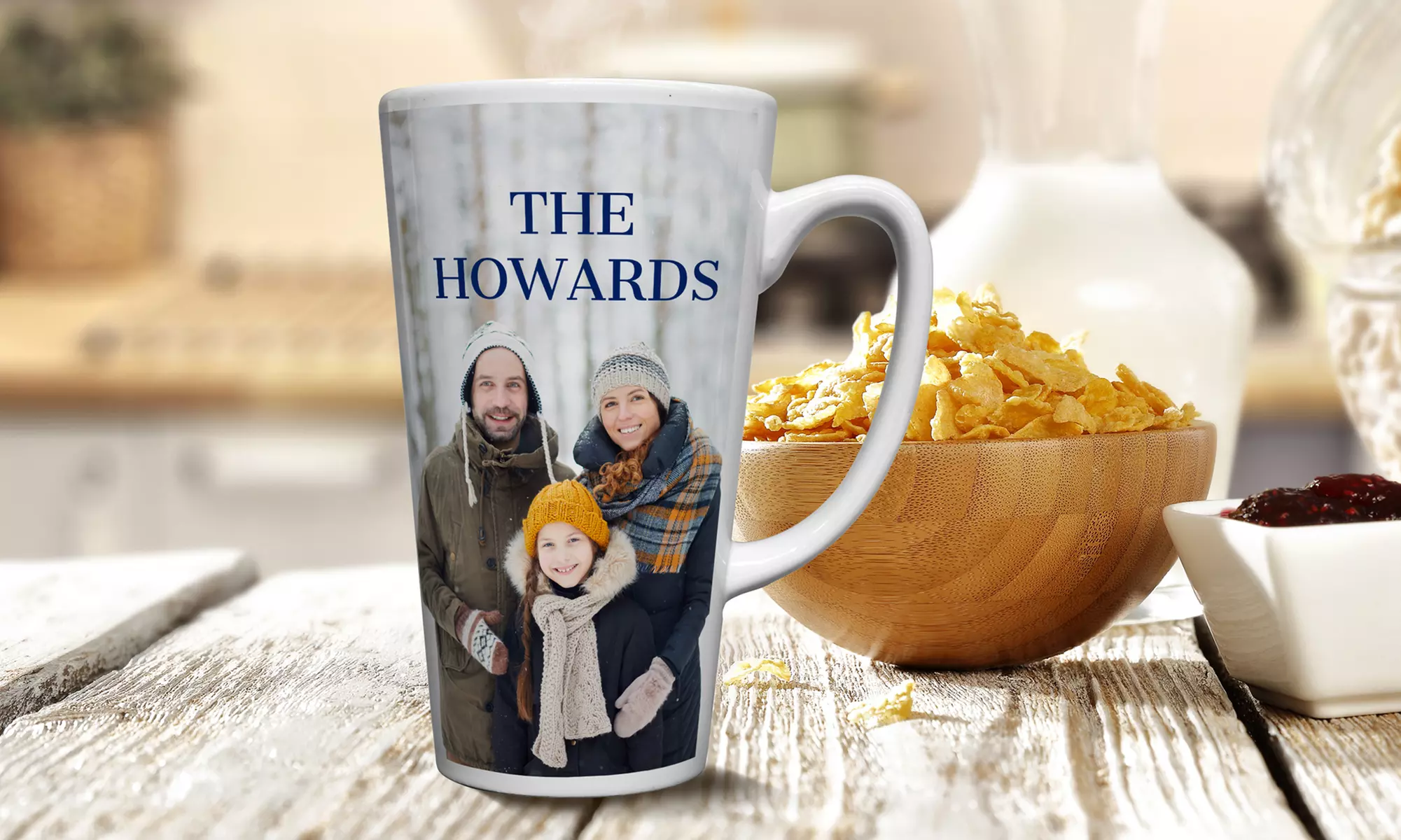 Personalisierte Latte-Tasse