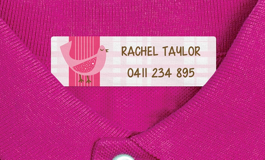 Image 4: Personalised Iron-On Kids Labels