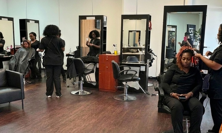 Image 3: Haircut Blowout Color Highlights with Olaplex Repair Treatments