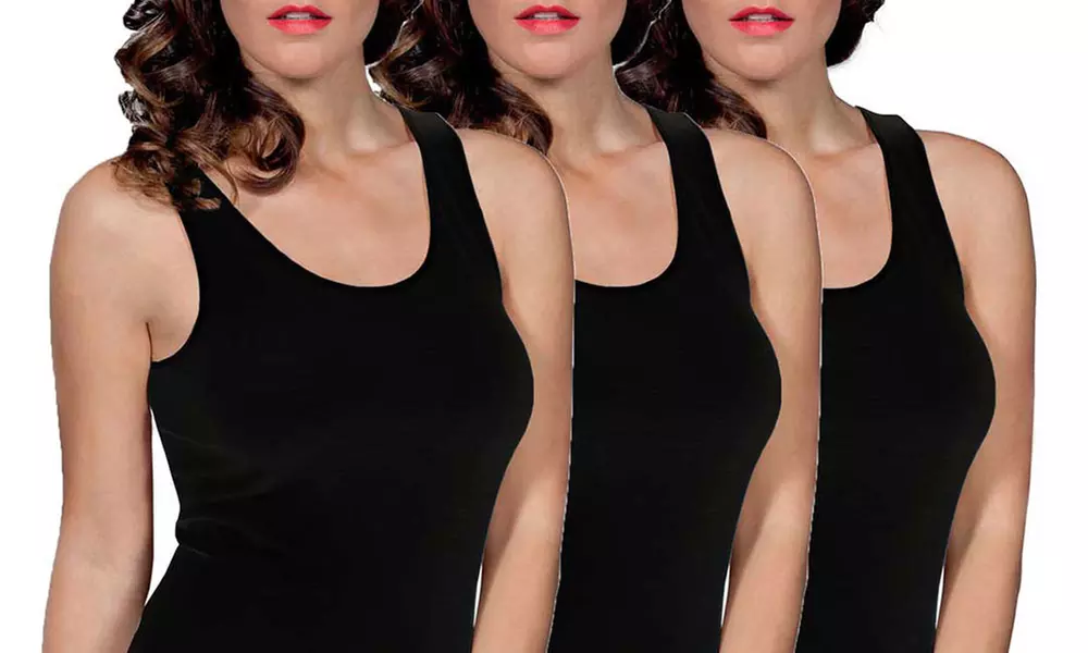 3 o 6 canotte Speedlyne da donna