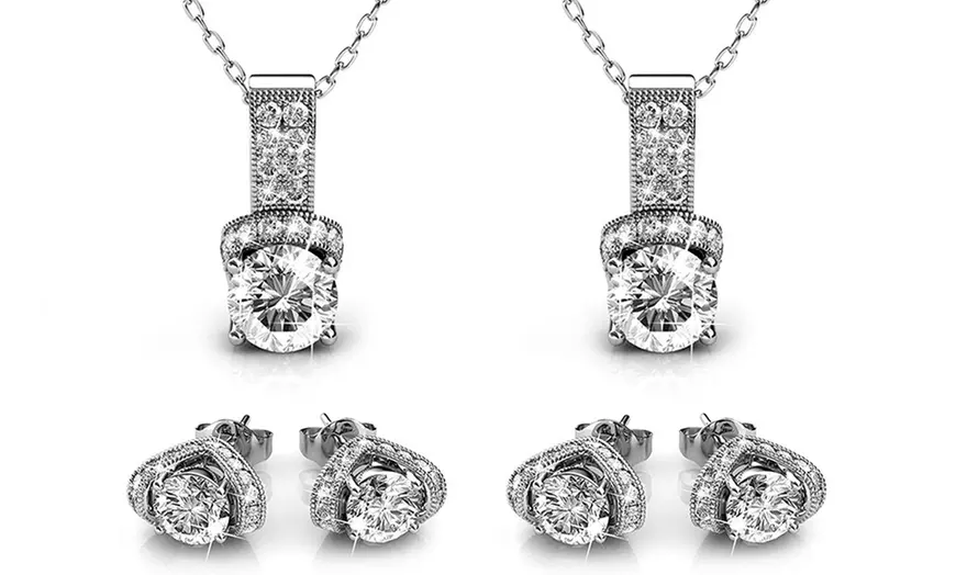 Image 3: Sieradenset gemaakt met Swarovski®-kristallen