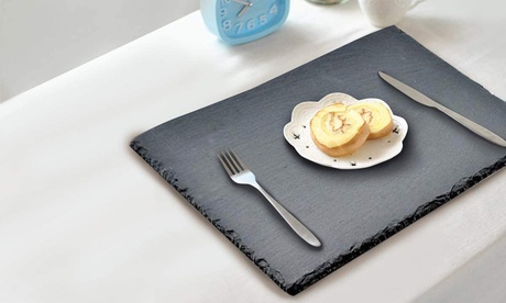 Set piatti dda 4 o da 8 in ardesia Homiu