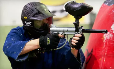 Paintball for Four or Six with Markers, Masks, and Paintballs at Rampage Paintball (Up to 70% Off) - Primary Image
