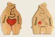 Custom Bear Family Puzzle Figurine: Eco-friendly, Handcrafted, Perfect for Family Celebrations, Anniversaries, and More - Image 2