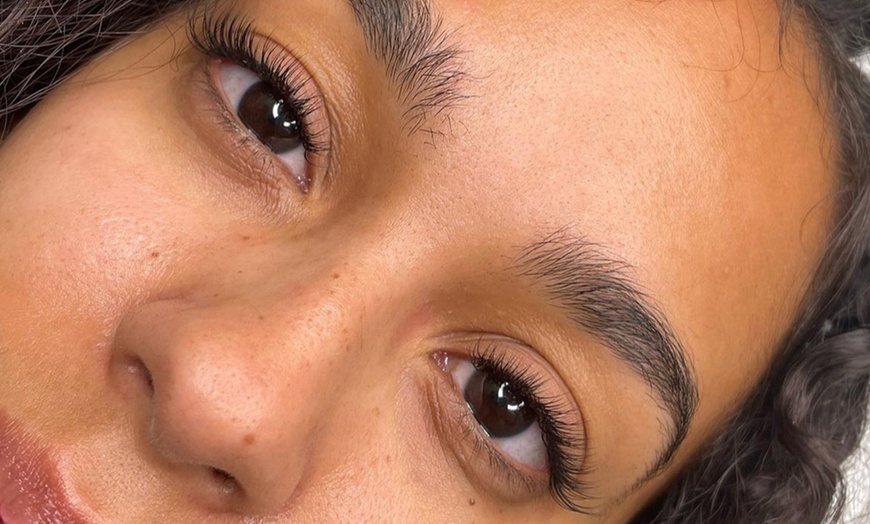 Image 3: Eyebrow Shaping and Tinting, Lash Lift, or Classic Lash Extensions