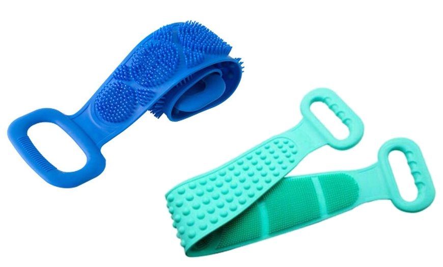 Image 8: Silicone Shower Back Scrubber 
