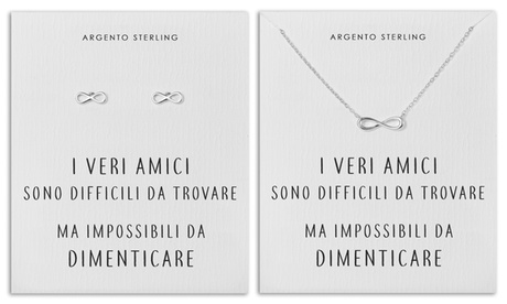 1 o 2 collane e orecchini Philip Jones disponibili come set o singolarmente