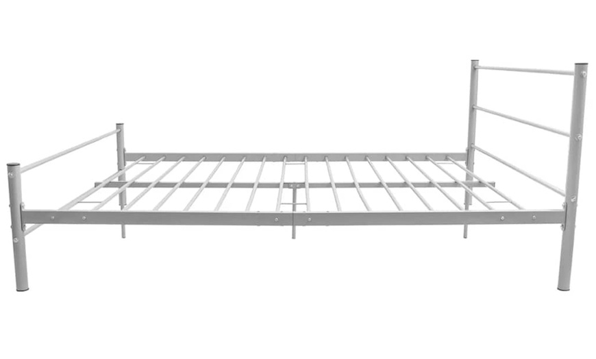 Image 8: Metalen bedframe 