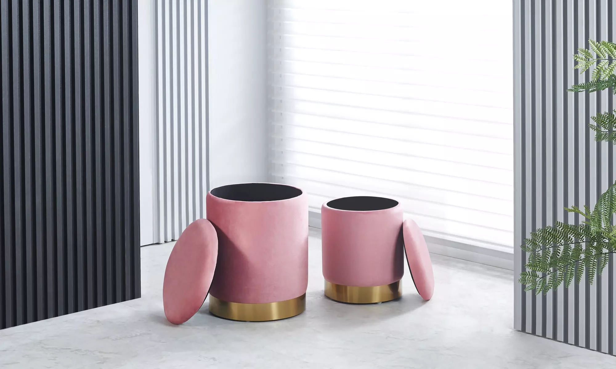 Coppia di pouf Bud&Terence