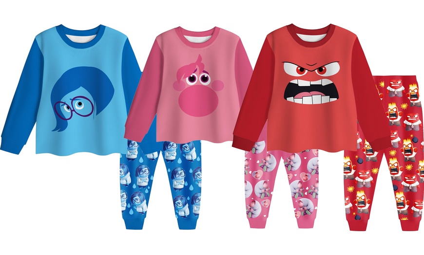 Image 1: Inside Out Children Pyjama Sets