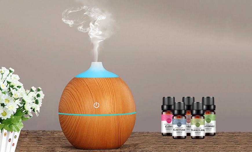 Image 1: USB Aroma Essential Oil Diffuser