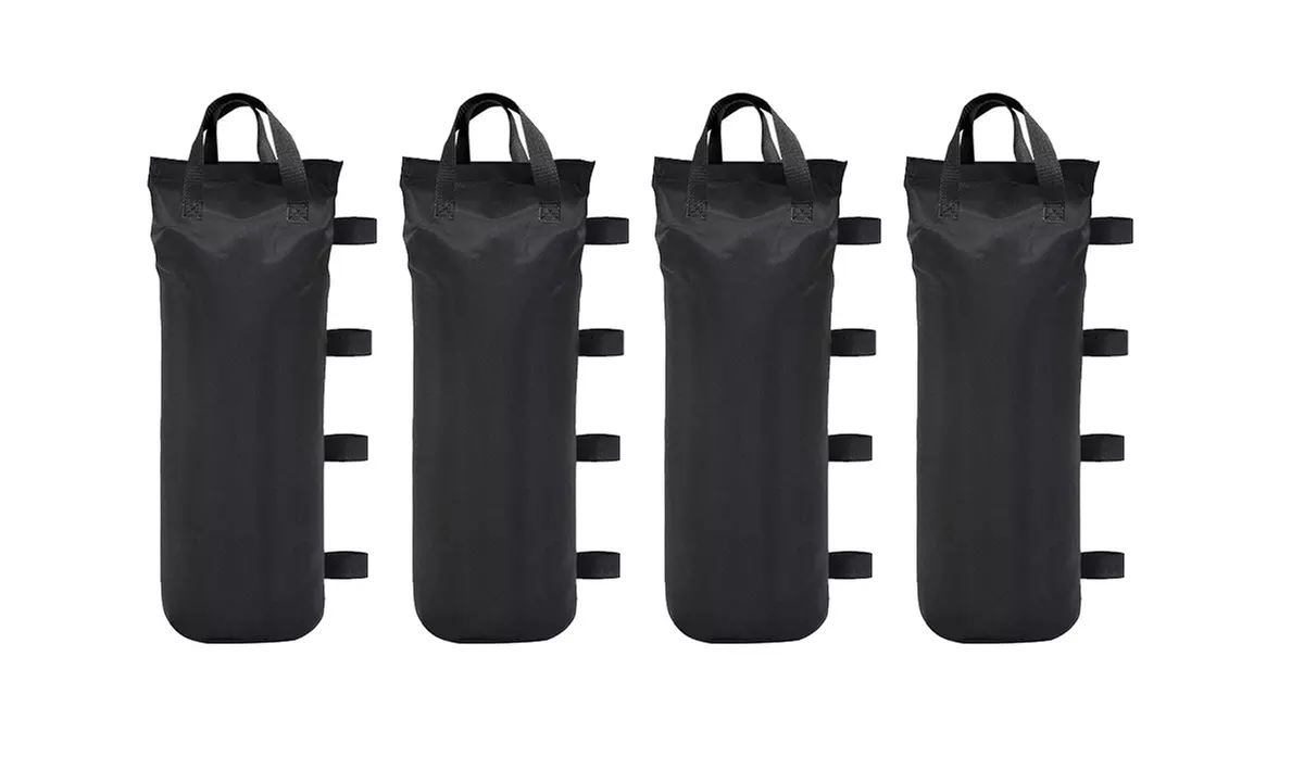 Four-Piece Outdoor Canopy Tent Fixed Weighted Sandbags