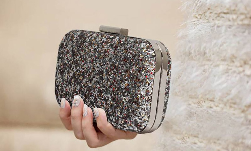 Image 4:  Sequin Clutch Bag