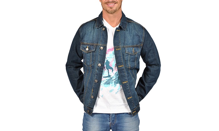 3x mens jean jacket