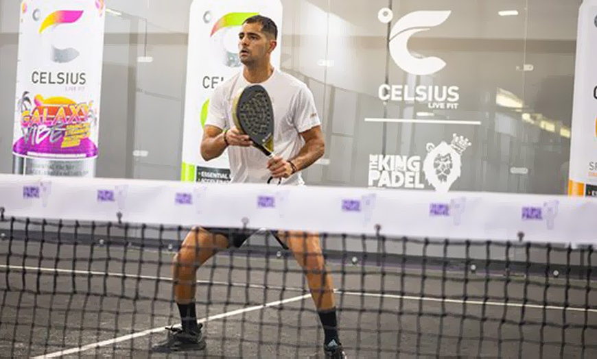 Image 3: 60- Or 90-Minute Padel Private Lesson w/ Padel Racquet inlcuded