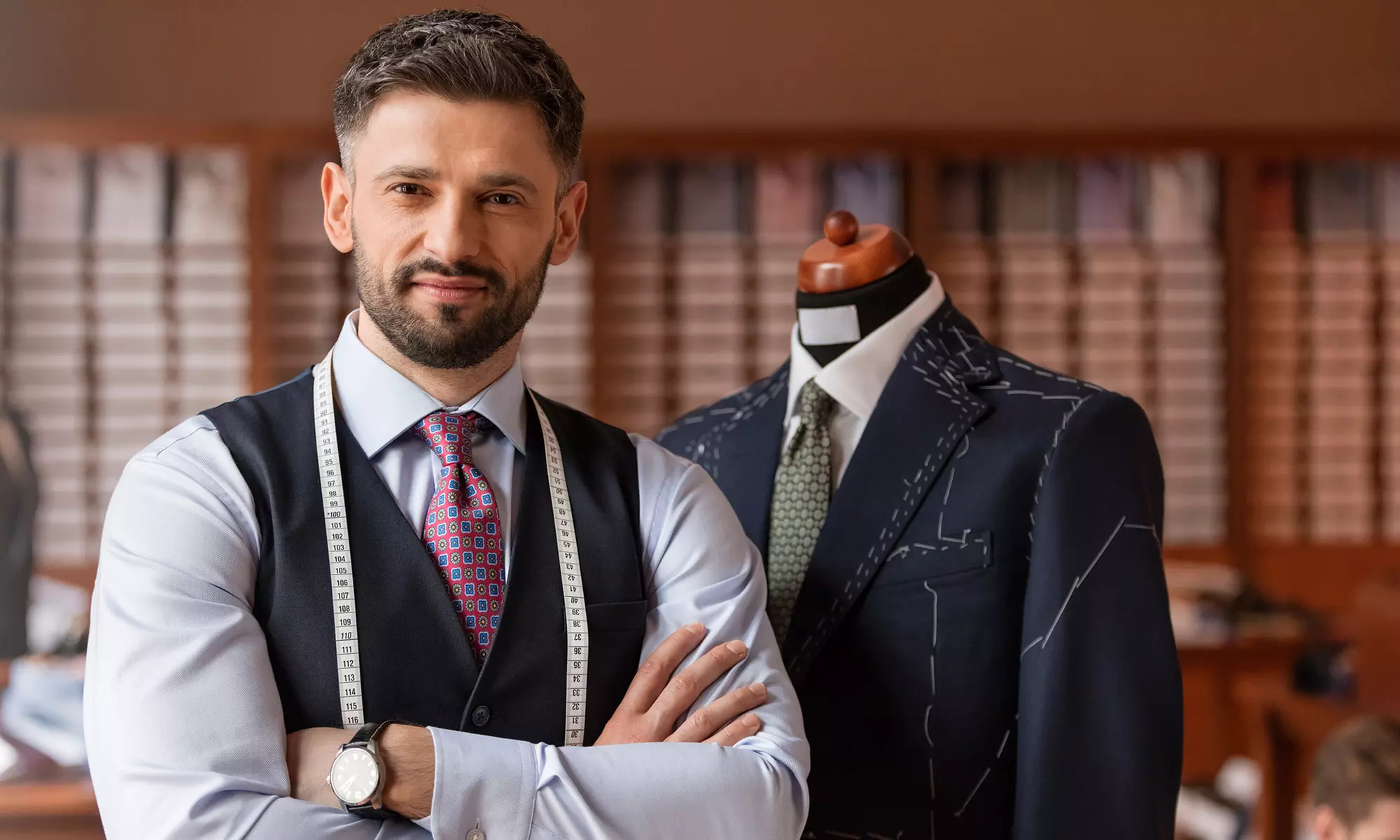 Three Shirts or One Full Bespoke Suit at Peter Parvez Custom Tailor (Up to 70% Off). Four Options Available - Primary Image