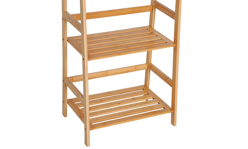 Image 5: HOMCOM Four-Tier Bookshelf