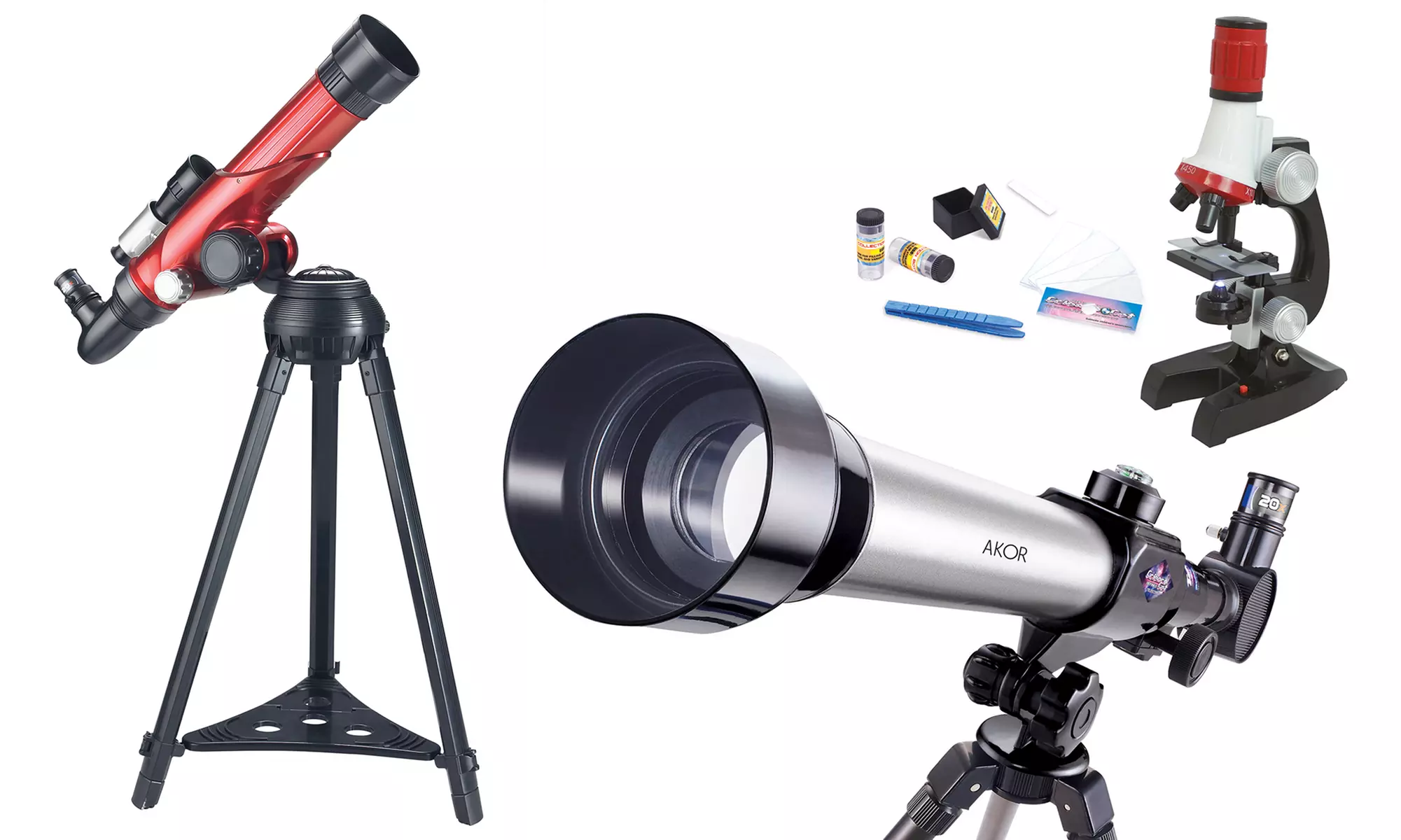 Jouets scientifiques Télescopes et Microscopes AKOR - Primary Image